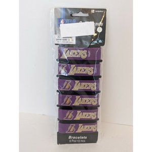 NBA Los Angeles Lakers Cuff Bands 6 Piece Bracket Set